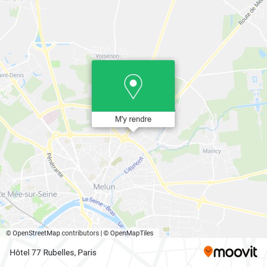 Hôtel 77 Rubelles plan