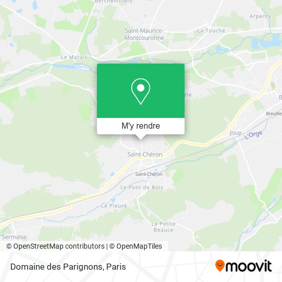 Domaine des Parignons plan