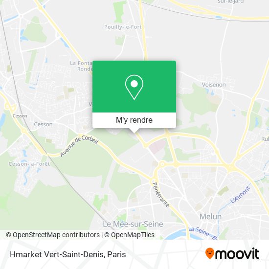 Hmarket Vert-Saint-Denis plan