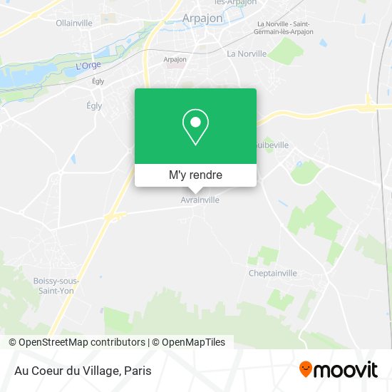 Au Coeur du Village plan