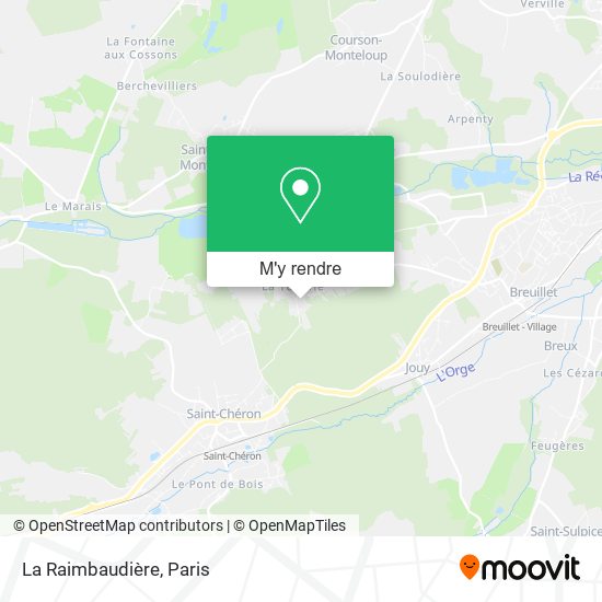 La Raimbaudière plan