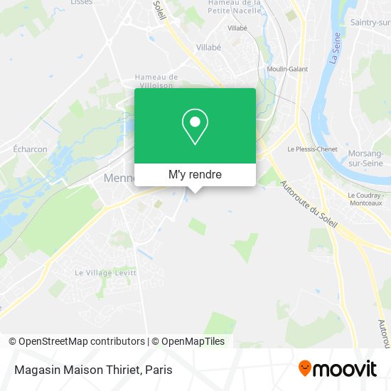 Magasin Maison Thiriet plan