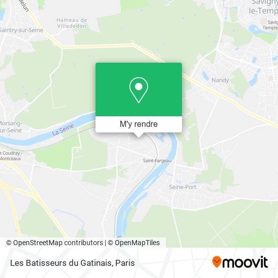 Les Batisseurs du Gatinais plan