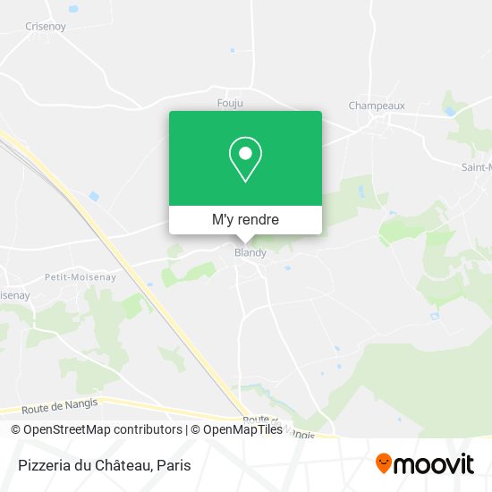 Pizzeria du Château plan