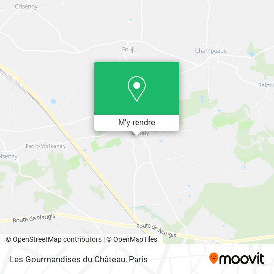 Les Gourmandises du Château plan