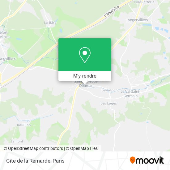 Gîte de la Remarde plan