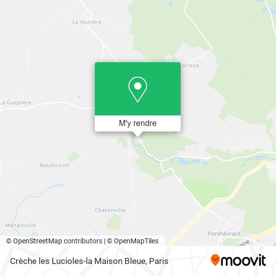 Crèche les Lucioles-la Maison Bleue plan