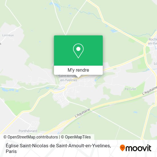Église Saint-Nicolas de Saint-Arnoult-en-Yvelines plan