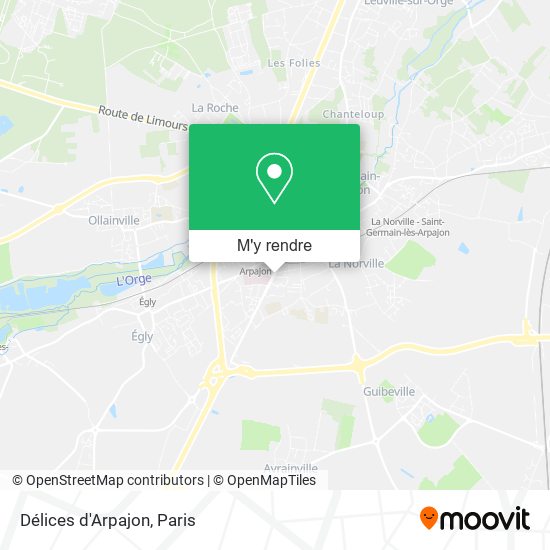 Délices d'Arpajon plan