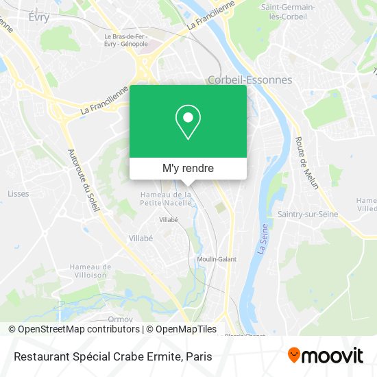 Restaurant Spécial Crabe Ermite plan