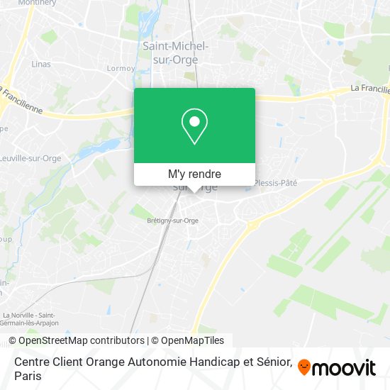 Centre Client Orange Autonomie Handicap et Sénior plan