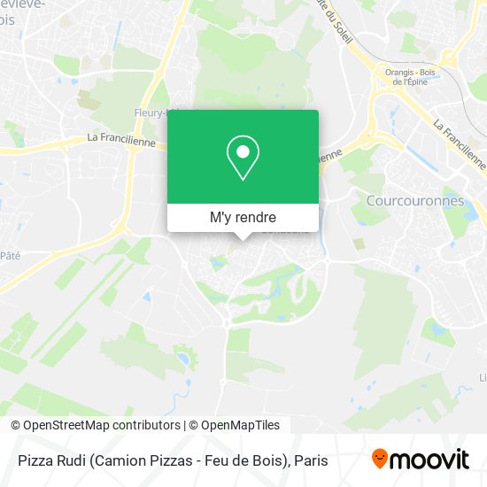 Pizza Rudi (Camion Pizzas - Feu de Bois) plan