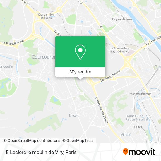 E Leclerc le moulin de Viry plan