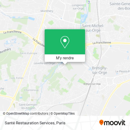 Santé Restauration Services plan