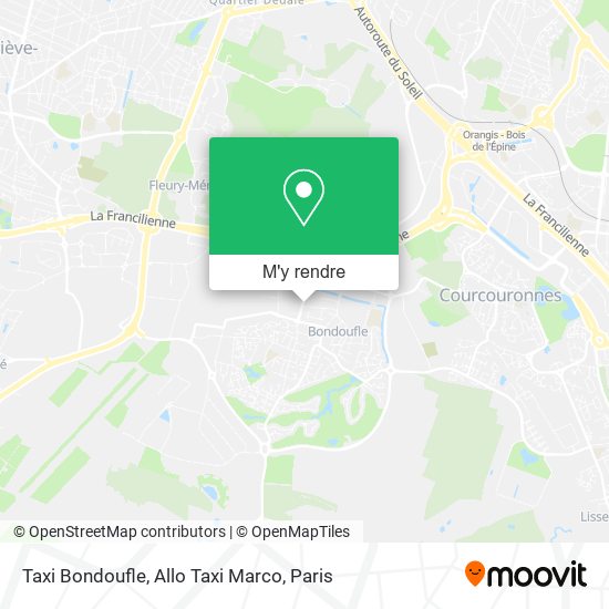 Taxi Bondoufle, Allo Taxi Marco plan
