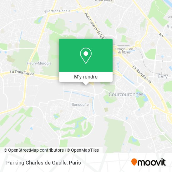 Parking Charles de Gaulle plan