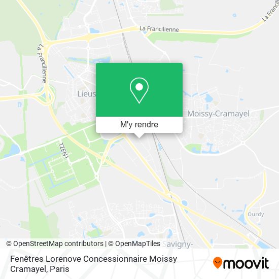 Fenêtres Lorenove Concessionnaire Moissy Cramayel plan