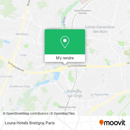 Louna Hotels Bretigny plan