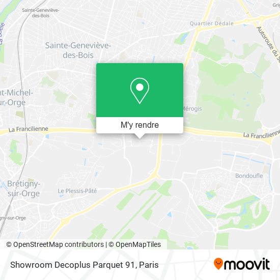 Showroom Decoplus Parquet 91 plan