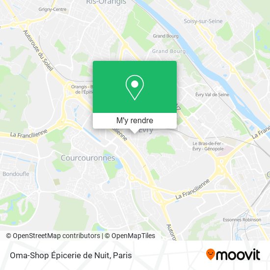 Oma-Shop Épicerie de Nuit plan