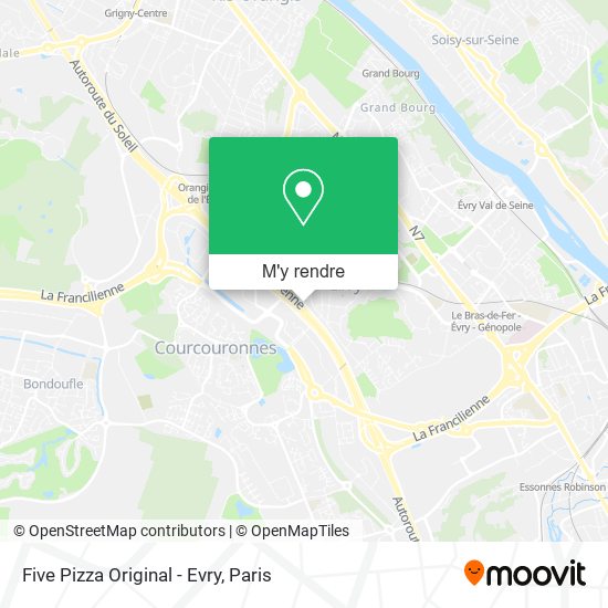 Five Pizza Original - Evry plan