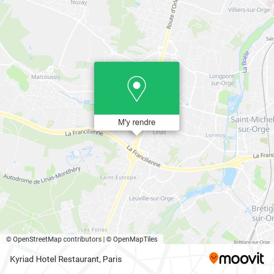Kyriad Hotel Restaurant plan