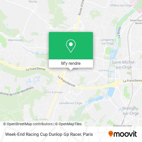 Week-End Racing Cup Dunlop Gp Racer plan