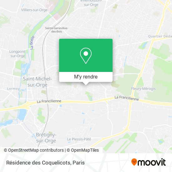 Résidence des Coquelicots plan