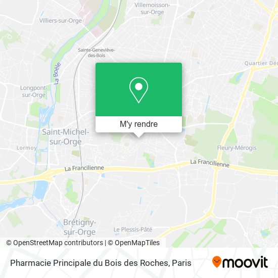 Pharmacie Principale du Bois des Roches plan