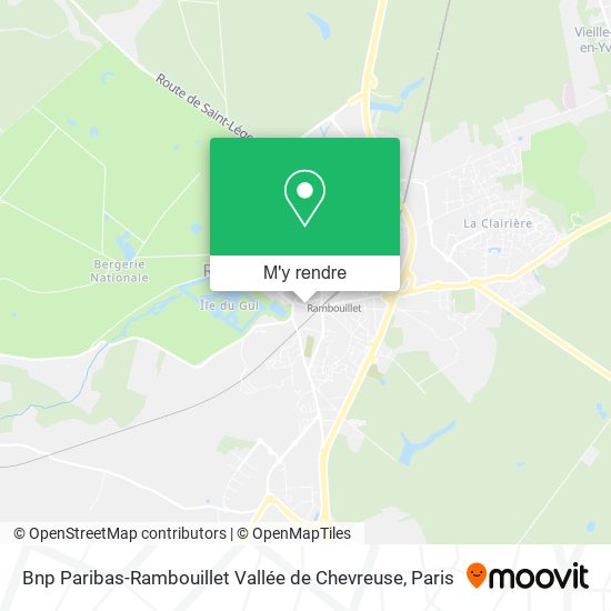 Bnp Paribas-Rambouillet Vallée de Chevreuse plan