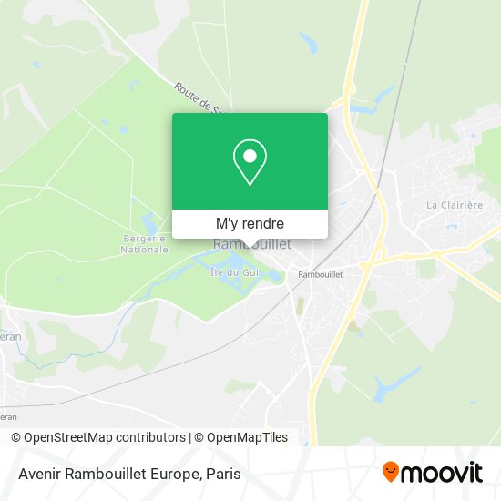 Avenir Rambouillet Europe plan