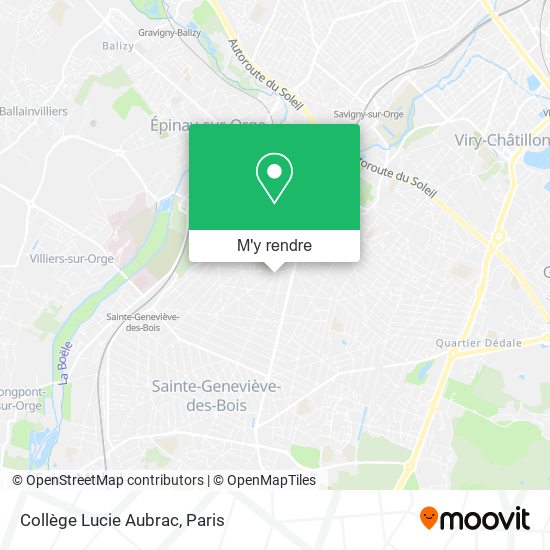 Collège Lucie Aubrac plan