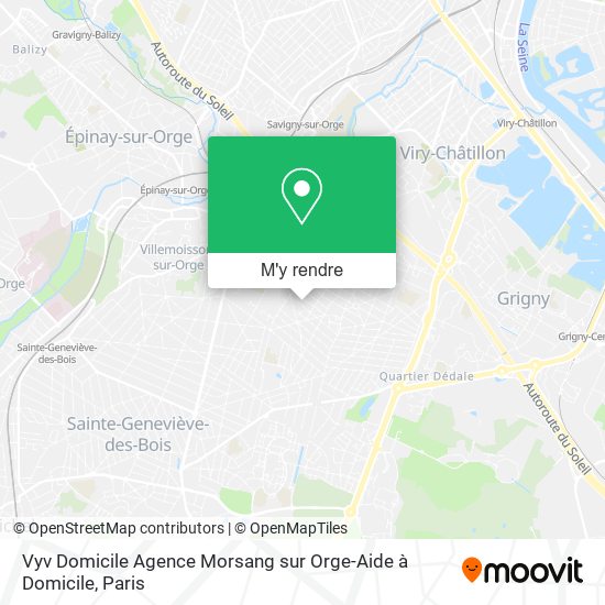 Vyv Domicile Agence Morsang sur Orge-Aide à Domicile plan