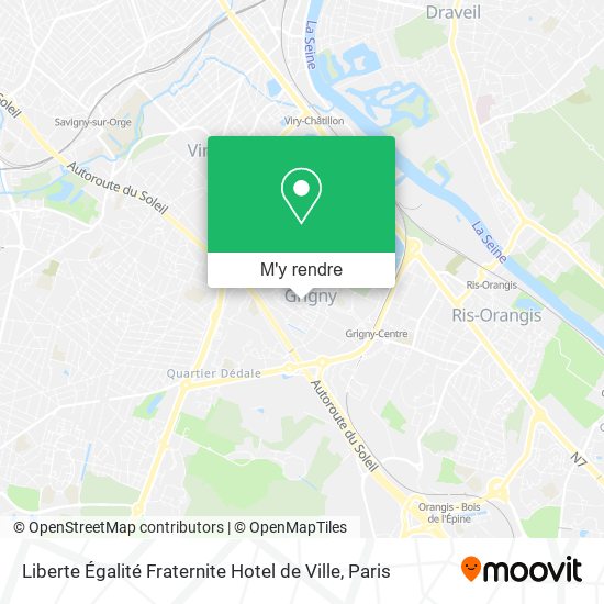 Liberte Égalité Fraternite Hotel de Ville plan