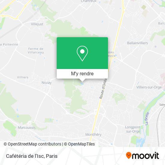 Cafétéria de l'Isc plan