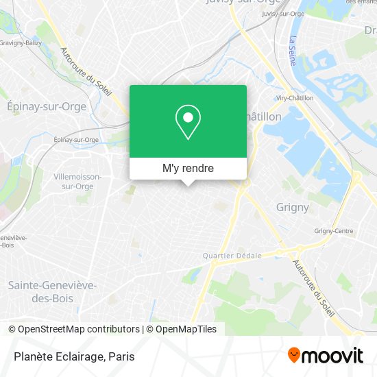Planète Eclairage plan