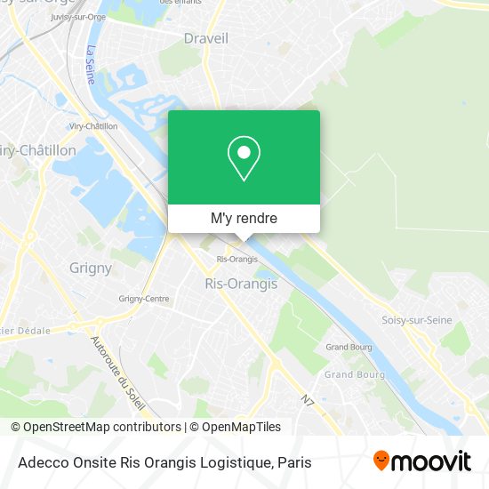 Adecco Onsite Ris Orangis Logistique plan