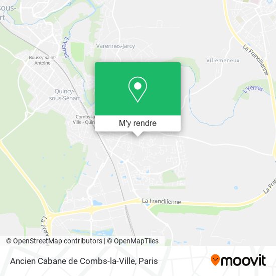 Ancien Cabane de Combs-la-Ville plan