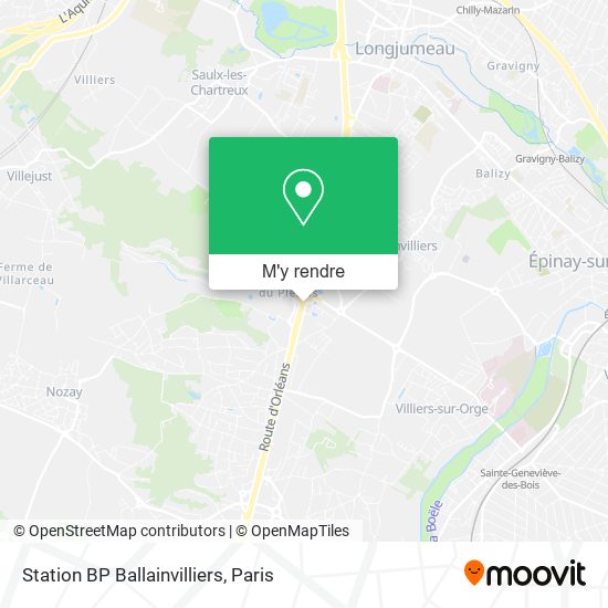 Station BP Ballainvilliers plan