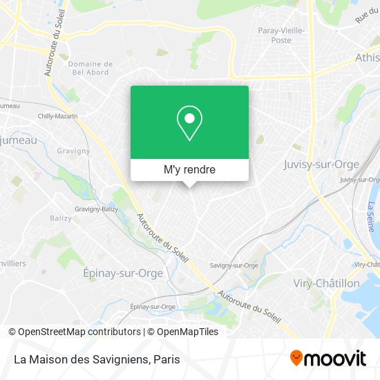 La Maison des Savigniens plan