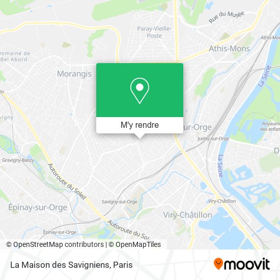 La Maison des Savigniens plan