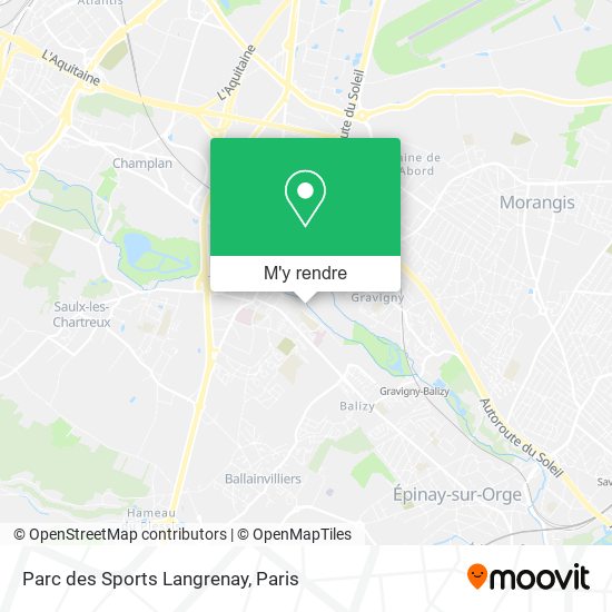 Parc des Sports Langrenay plan