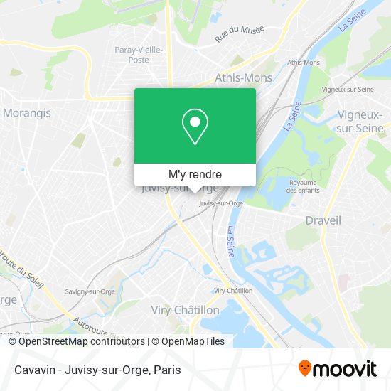 Cavavin - Juvisy-sur-Orge plan