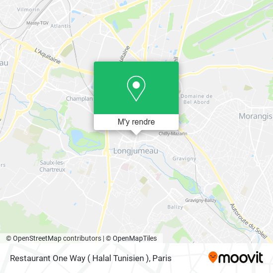 Restaurant One Way ( Halal Tunisien ) plan