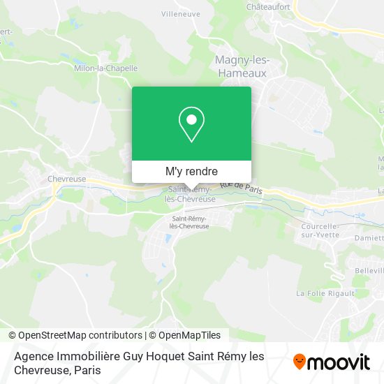 Agence Immobilière Guy Hoquet Saint Rémy les Chevreuse plan