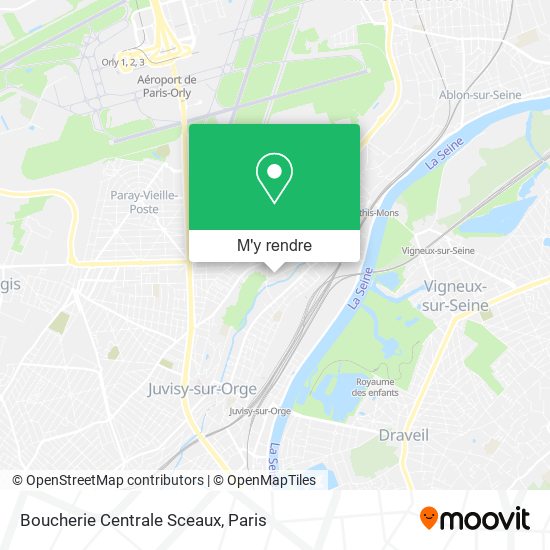 Boucherie Centrale Sceaux plan