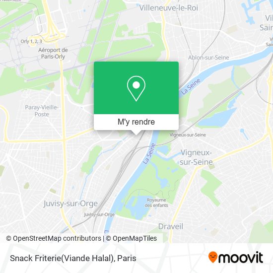 Snack Friterie(Viande Halal) plan