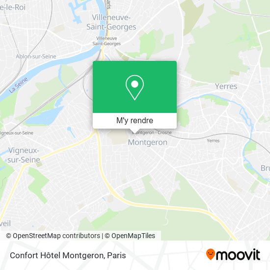 Confort Hôtel Montgeron plan