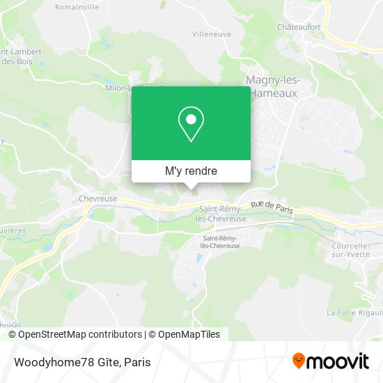 Woodyhome78 Gîte plan