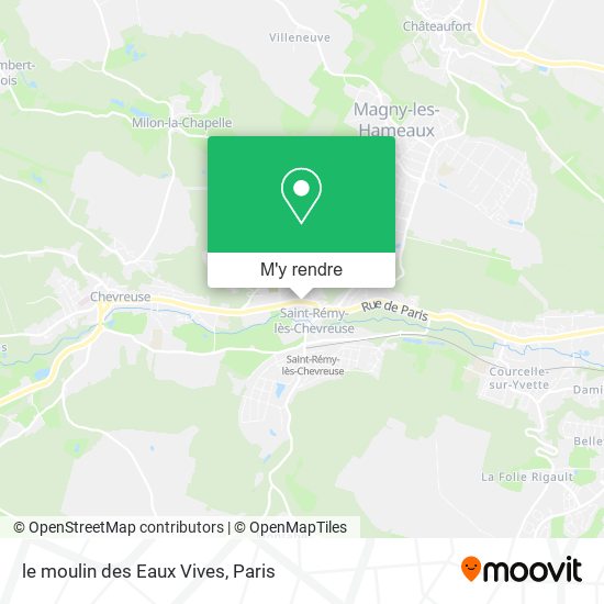 le moulin des Eaux Vives plan